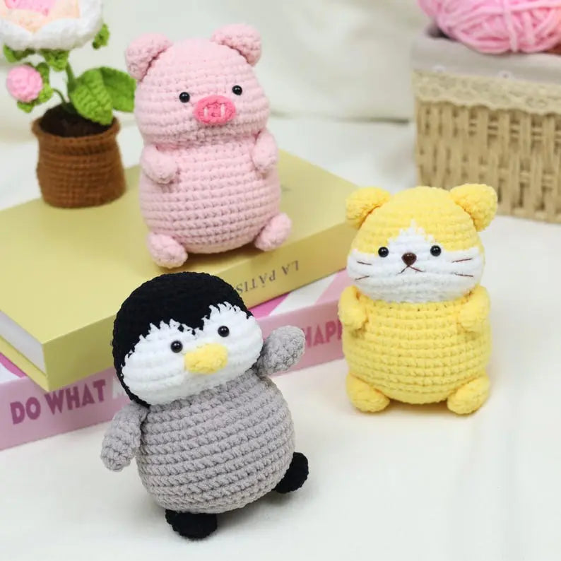 12-in-1 Chubby Animals Crochet Pattern My Store