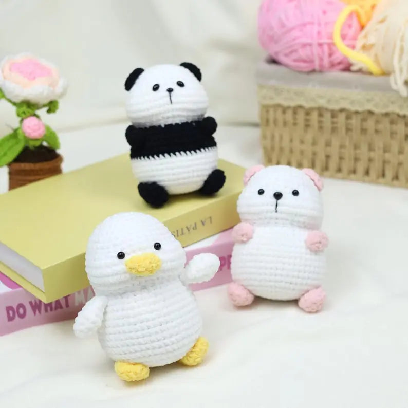 12-in-1 Chubby Animals Crochet Pattern My Store
