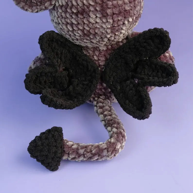 4-in-1 Grim Grinning Baphomet – Amigurumi Crochet Goat Plush Pattern | Devil-Inspired Toy Design Baphomet Bundle Crochet Pattern