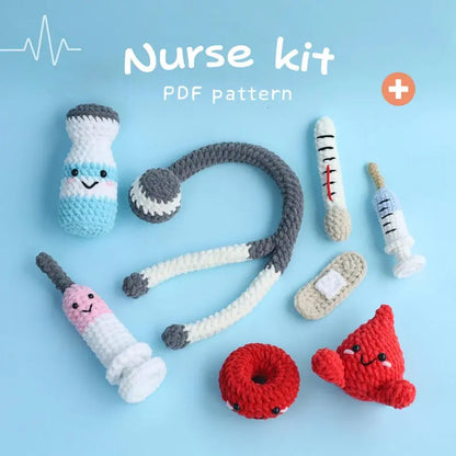 12 in 1 Nurse Kit Bundle Crochet Pattern My Store