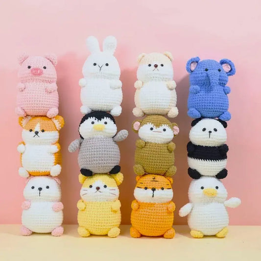 12-in-1 Chubby Animals Crochet Pattern My Store