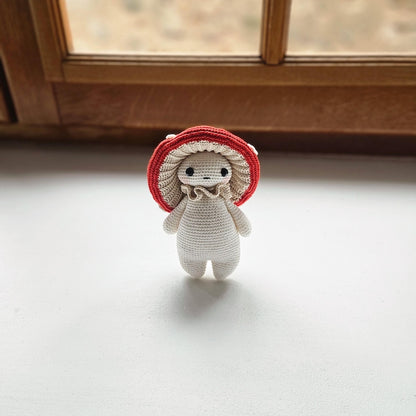 Mushroom Guy Amigurumi – Cute Crochet Mushroom Pattern – Fun Guy Critter – Baby Hat & Bucket Hat Crochet Pattern