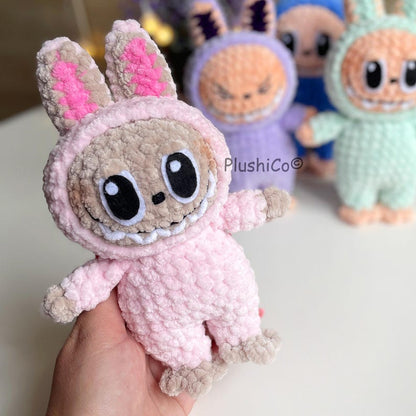 Labubu Crochet Pattern PDF(Step by Step)