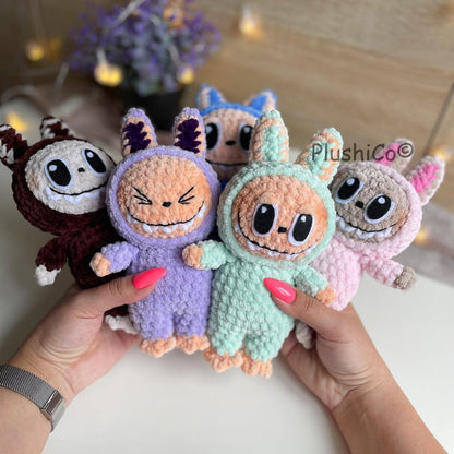 Labubu Crochet Pattern PDF(Step by Step)