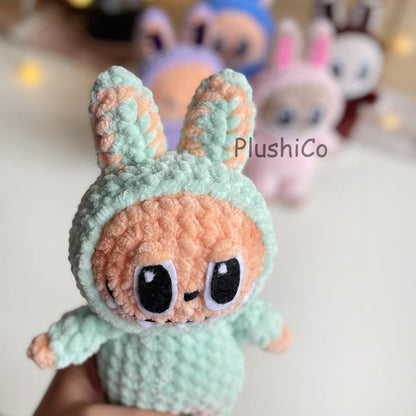 Labubu Crochet Pattern PDF(Step by Step)